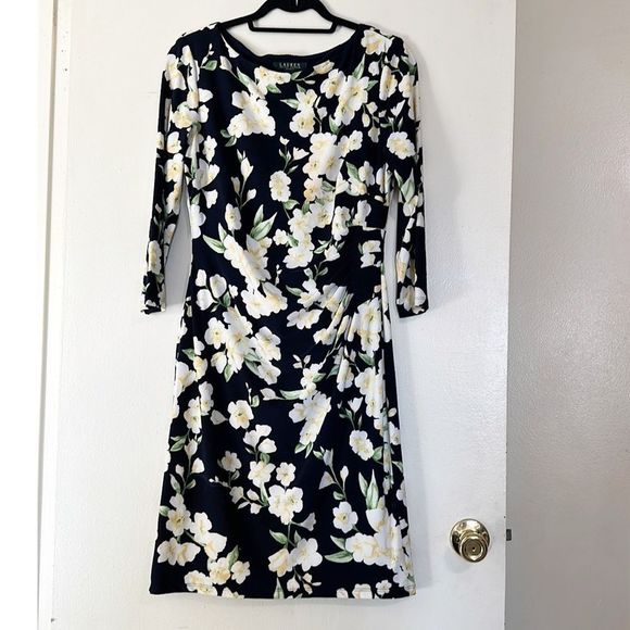 Ralph Lauren lined floral dress - Picture 1 of 5
